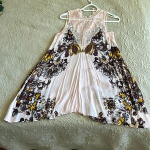 Free People Intimately pink and burgundy dress XS